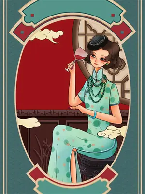 调香水的女艺人